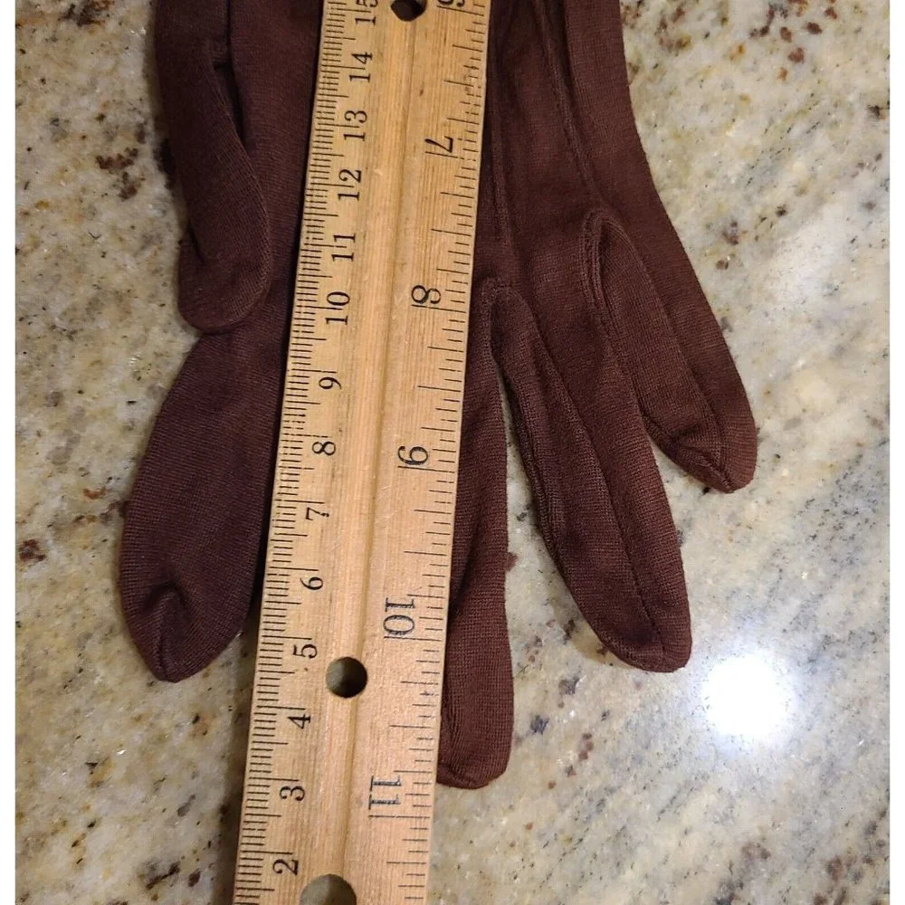 New? Vtg Size XS S 6.5 Rusty Brown Red Stretch Nylon Formal 11